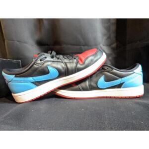 Jordan 1 Retro Low OG "UNC to Chicago" Wmns 7 Used Great CZ0775-046 Black/Red